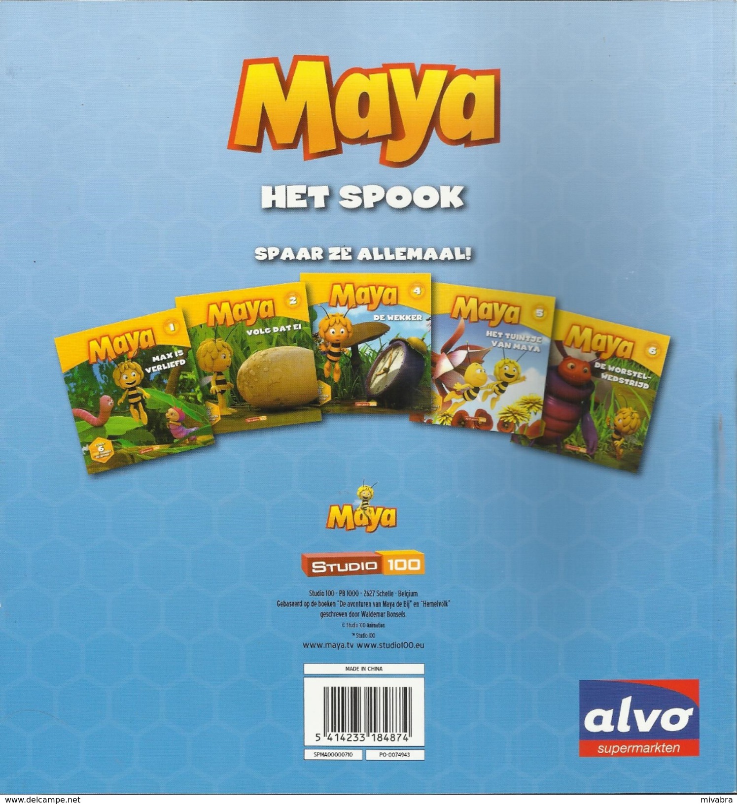 MAYA DE BIJ Nr 3 - HET SPOOK - STUDIO 100 - Giovani