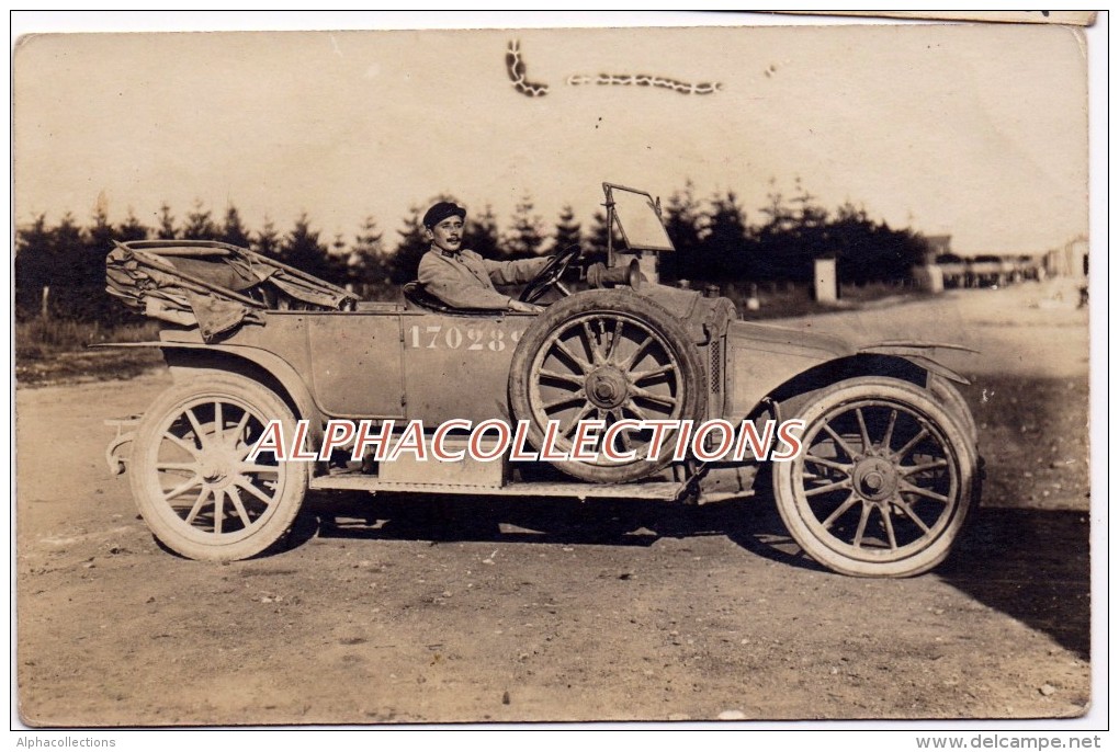 FRANCE - 45 - BRIARE (?). AUTOMOBILE. CARTE PHOTO. - Briare