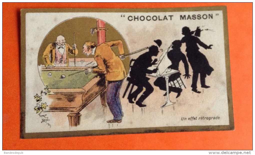 Chocolat Masson Chromo Champenois Jeu Billard - Altri & Non Classificati