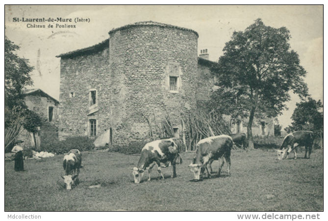 69 SAINT LAURENT DE MURE / Château De Poulieux / - Autres & Non Classés