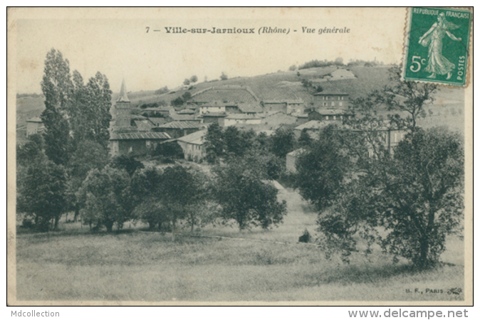 69 VILLE SUR JARNIOUX / Vue Générale / - Autres & Non Classés