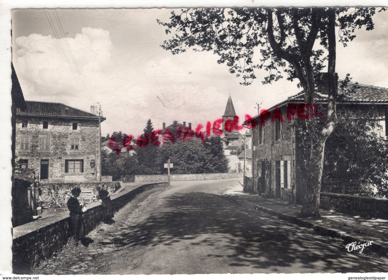 87 - ST LAURENT - SAINT LAURENT SUR GORRE - VUE GENERALE - EDITEUR THEOJAC   1962 - RARE - Saint Laurent Sur Gorre