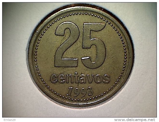 Argentine 25 Centavos 1993 - Argentine