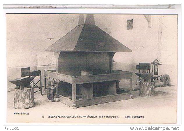 CPA 19 BORT LES  ORGUES ECOLE MARMONTEL  LES FORGES CE523 - Autres & Non Classés