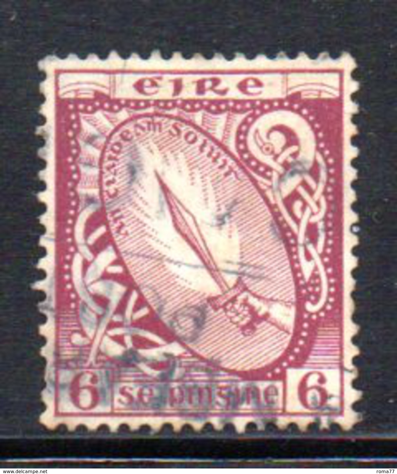 T1729 - IRLANDA 1922 , Cat. Unificato N . 48 Usato . - Used Stamps