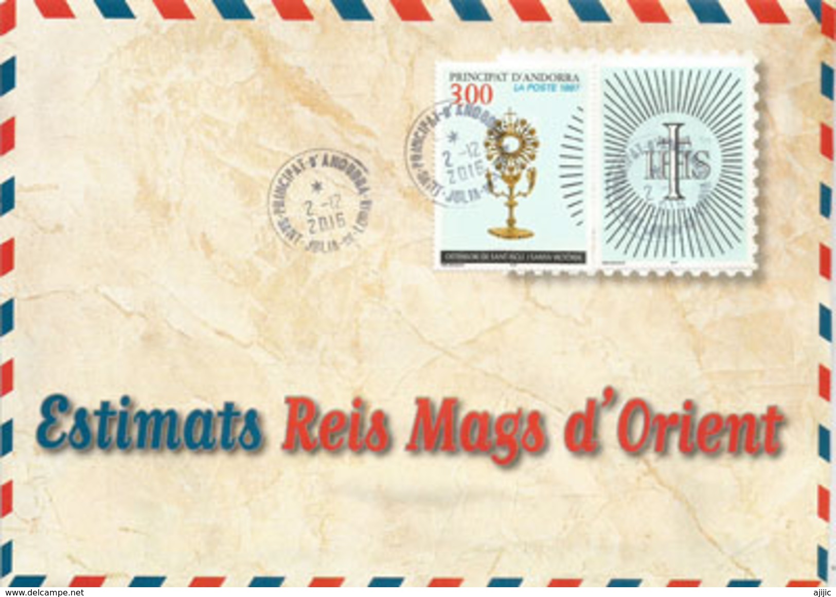 Lettre Aux Rois Mages D'Orient, Depuis L'Andorre - Storia Postale