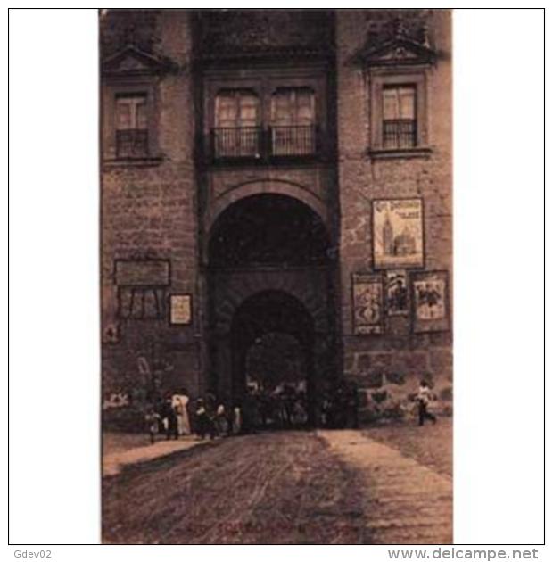 TLDTPA2840-LFTD2978.Tarjeta Postal DE TOLEDO.Edificios Y Personas.Niños Posando Y  LA PUERTA DEL CAMBRON    En TOLEDO - Toledo