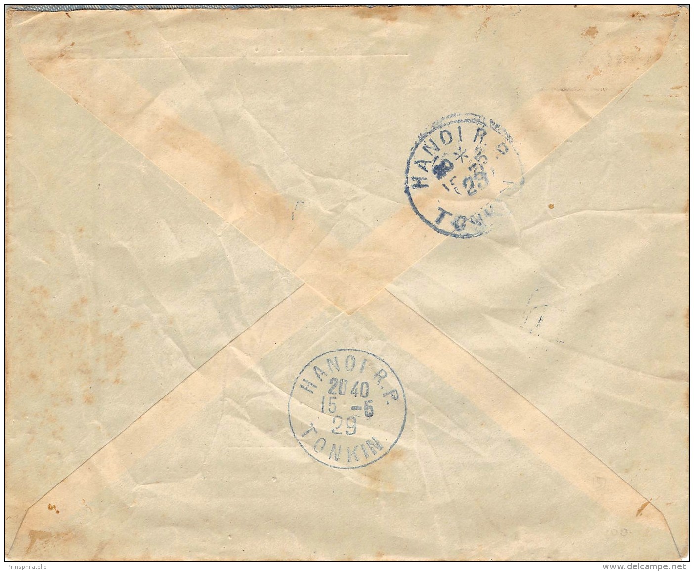 LETTRE DE SAIGON  COCHINCHINE INDOCHINE PAR AVION  BEL AFFRANCHISSEMENT=&gt; FRANCE  COVER COLONIES FRANCAISES - Lettres & Documents