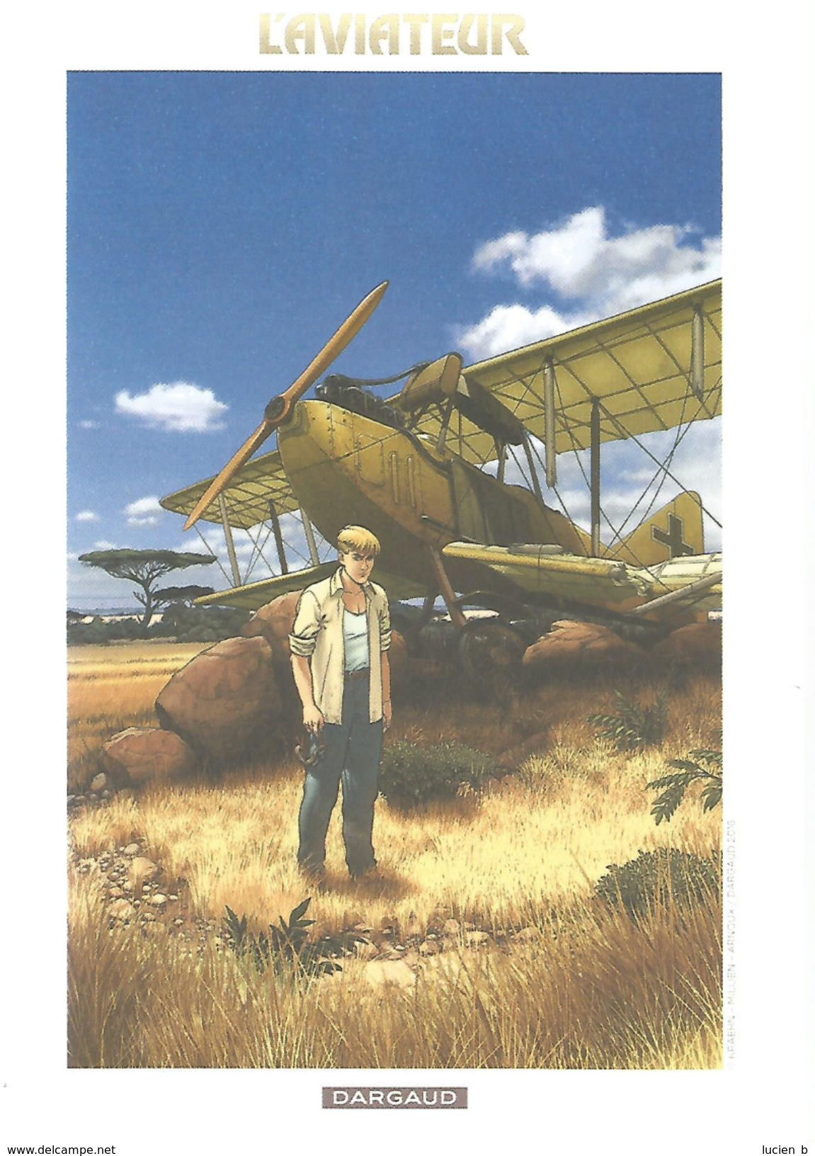 ARNOUX  -  Ex-libris "L'aviateur, Tome 1" - Illustrators A - C