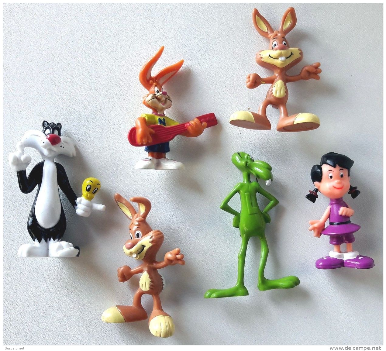 LoT FIGURINES PUBLICITAIRES NESQUIK-LUSTUCRU-KELLOGS (KINDER SURPRISE Ou MACDO) - Autres & Non Classés