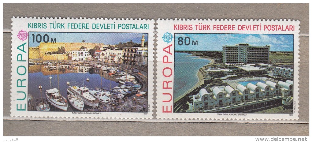 EUROPA 1977 Cyprus Turkey Mi 41-42, Yv 32-33, Sc 41-42 MNH (**) # 20702 - 1977