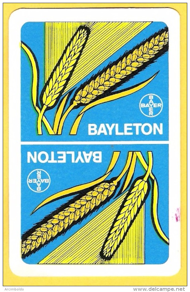 Dos De Carte : Bayleton Bayer Chimie Fongicide Maïs - Cartes à Jouer Classiques