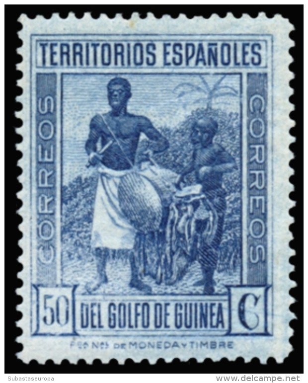 GUINEA. * 250. Dentado 14. Sólo Se Conoce Este Valor. Cat. +100 &euro;. Peso= 15 Gramos. - Spanish Guinea