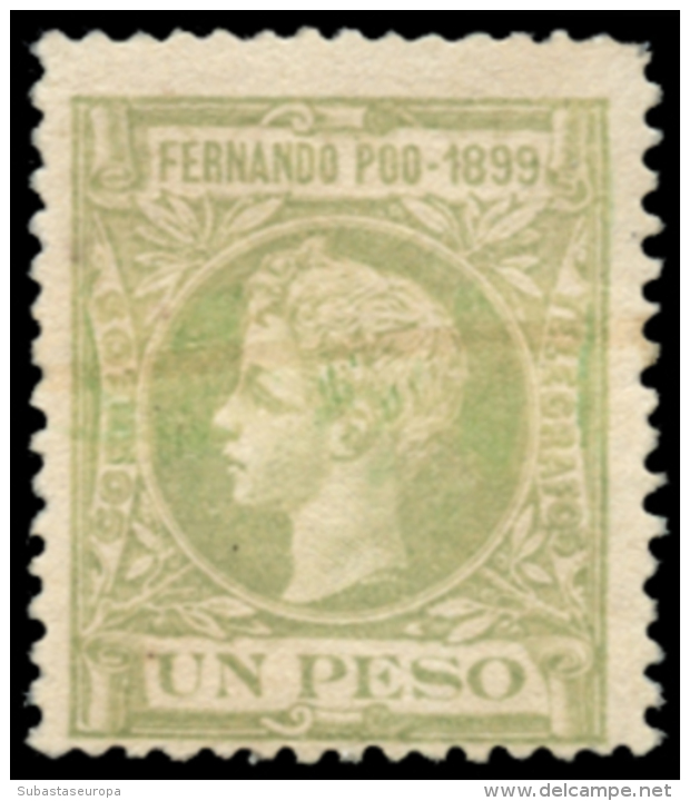 FERNANDO PÓO. Ø 68. Anulado A Pluma. Cat. 240 &euro;. Peso= 15 Gramos. - Fernando Po