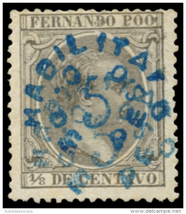 FERNANDO PÓO. * 31hh. Doble Habilitación. Cat. 300 &euro;. Peso= 15 Gramos. - Fernando Po