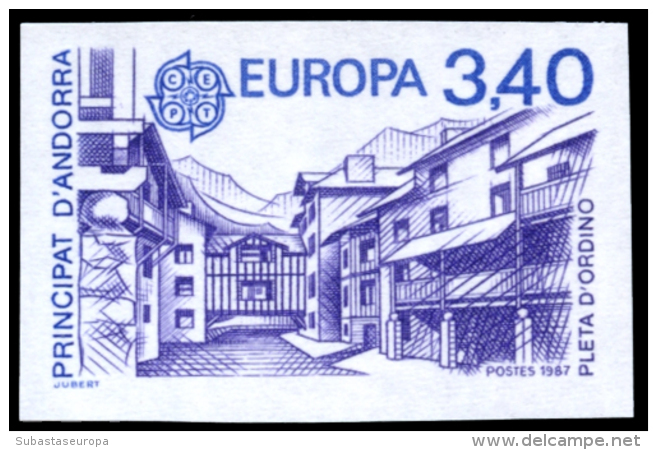 ** 358/59. Europa '87. Sin Dentar. Peso= 15 Gramos. - Used Stamps