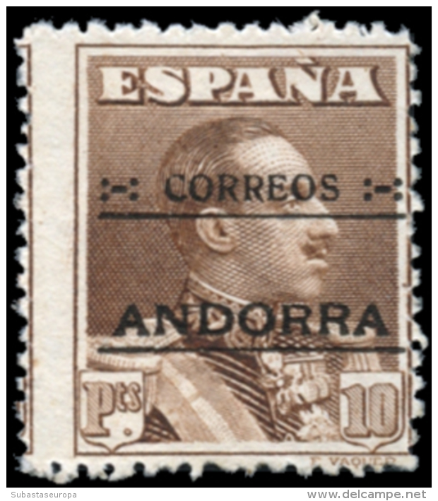 ** 12d. 10 Ptas. Valor Clave. Centraje De La Emisión. Cat. +595 &euro;. Peso= 15 Gramos. - Unused Stamps