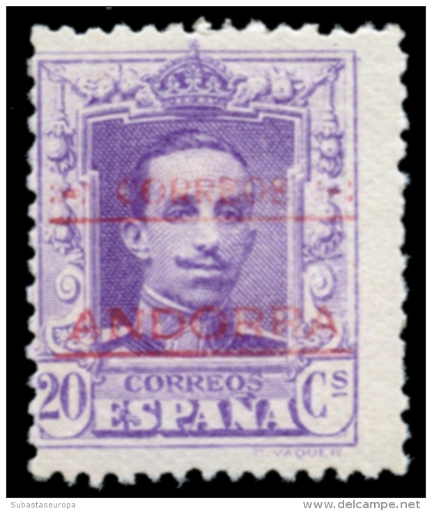 ** 5. 20 Cts. Sobrecarga Impresa Parcialmente. Peso= 15 Gramos. - Unused Stamps