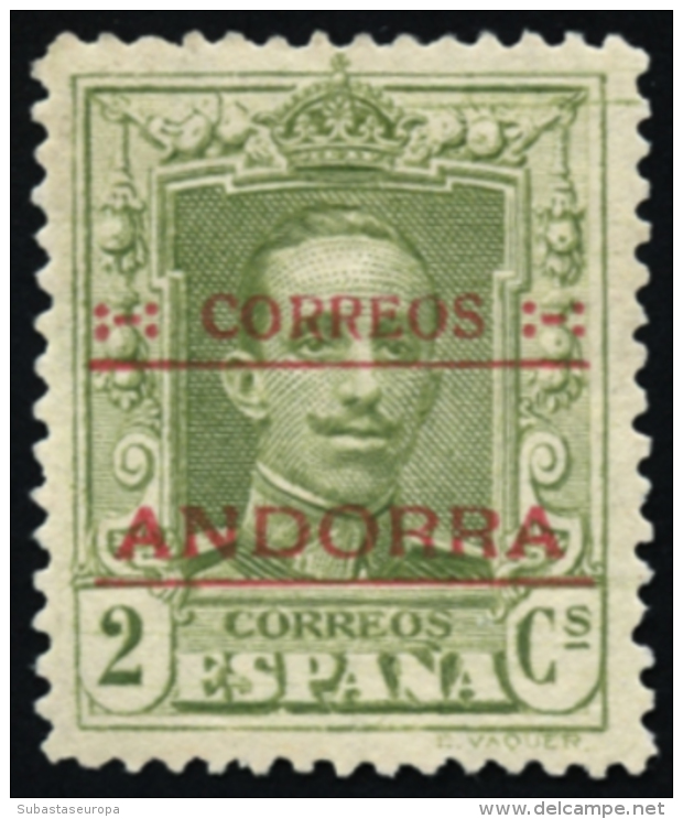 * 1d. 2 Cts. Centraje De Lujo. Cat. 100 &euro;. Peso= 15 Gramos. - Unused Stamps