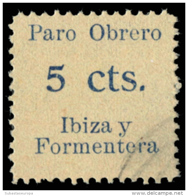 IBIZA Y FORMENTERA. 5 Cts. Tipos I Al IV. Raro Conjunto. Sofima 18/22. Rara Completa. Peso= 15 Gramos. - Spanish Civil War Labels