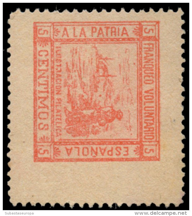 1898. Guerra Espa&ntilde;a Estados Unidos. 2 Series En Azul, Verde Y Rojo. Peso= 15 Gramos. - Spanish Civil War Labels