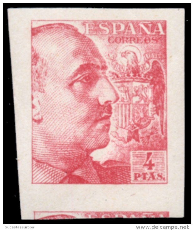 ** 1058s. Franco 4 Ptas. Sin Dentar. Lujo. Certificado CMF. Peso= 15 Gramos. - Other & Unclassified