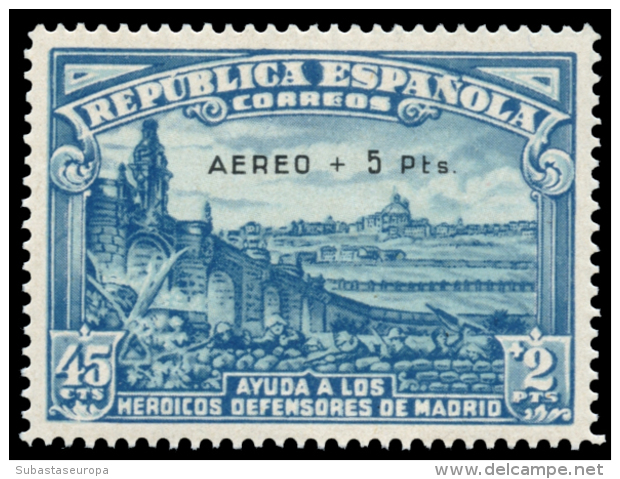 ** 759. Defensa De Madrid Aéreo. Certificado COMEX. Cat. 900 &euro;. Peso= 15 Gramos. - Autres & Non Classés