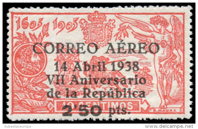 ** 756. 14 De Abril. Muy Bien Centrado. Cat. 225 &euro;. Peso= 15 Gramos. - Other & Unclassified