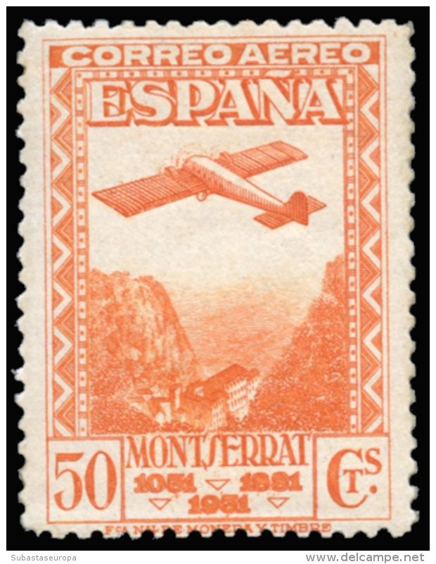 ** 650/54. Montserrat Aérea. Muy Bien Centrada. Cat. 143 &euro;. Peso= 15 Gramos. - Other & Unclassified