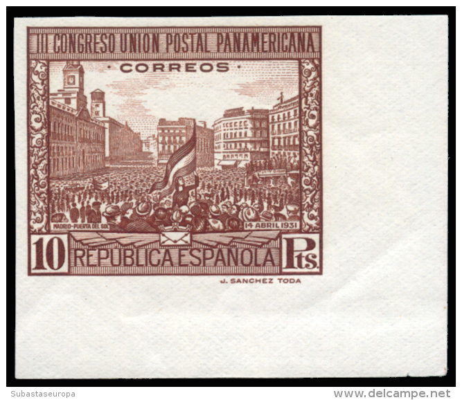 ** 604/13s. Panamericana Sin Dentar, Esquina De Pliego. Lujo. Cat. 385 &euro;. Peso= 15 Gramos. - Other & Unclassified