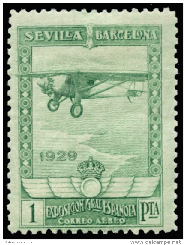 * 448/53. Sevilla-Barcelona Aérea. Cat. 158 &euro;. Peso= 15 Gramos. - Other & Unclassified