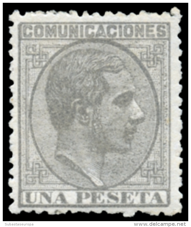 * 197. Alfonso XII. 1 Pta. Muy Bien Centrado. Cat. 112 &euro;. Peso= 15 Gramos. - Other & Unclassified