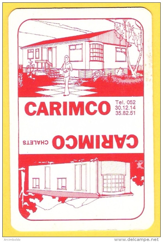 Dos De Carte : Carimco Chalets Dendermonde Termonde - Cartes à Jouer Classiques