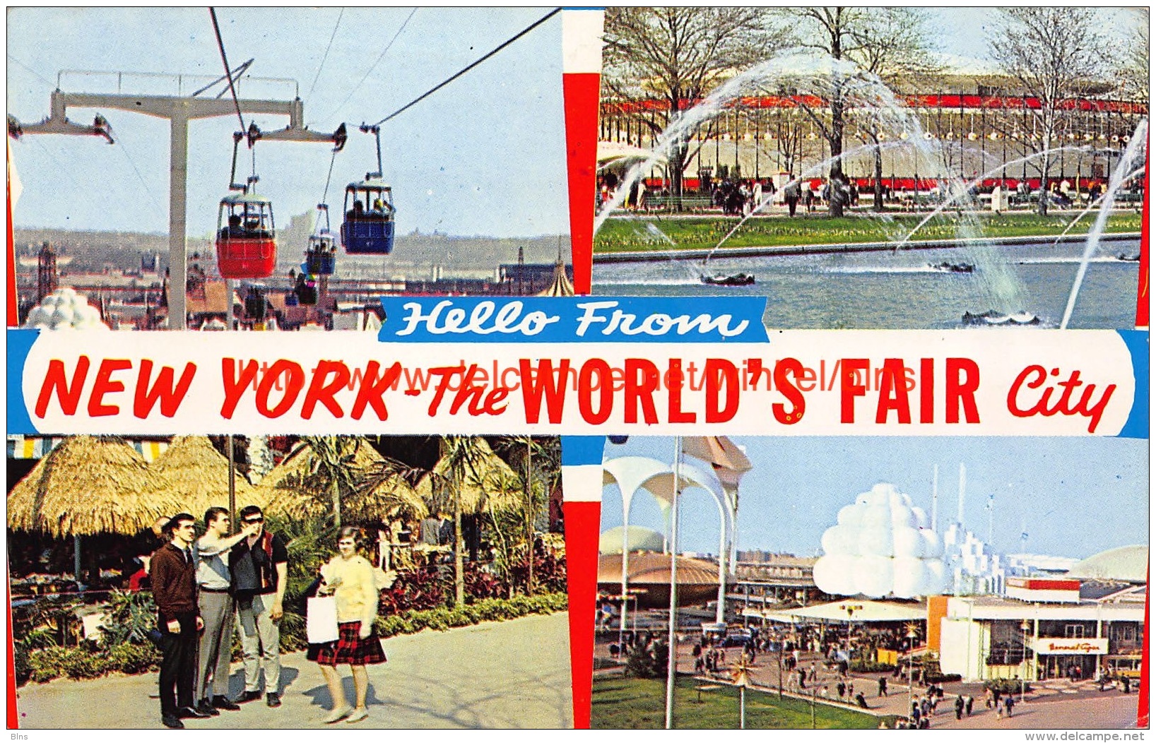1964 Hello From New York - The World's Fair City - Expositions