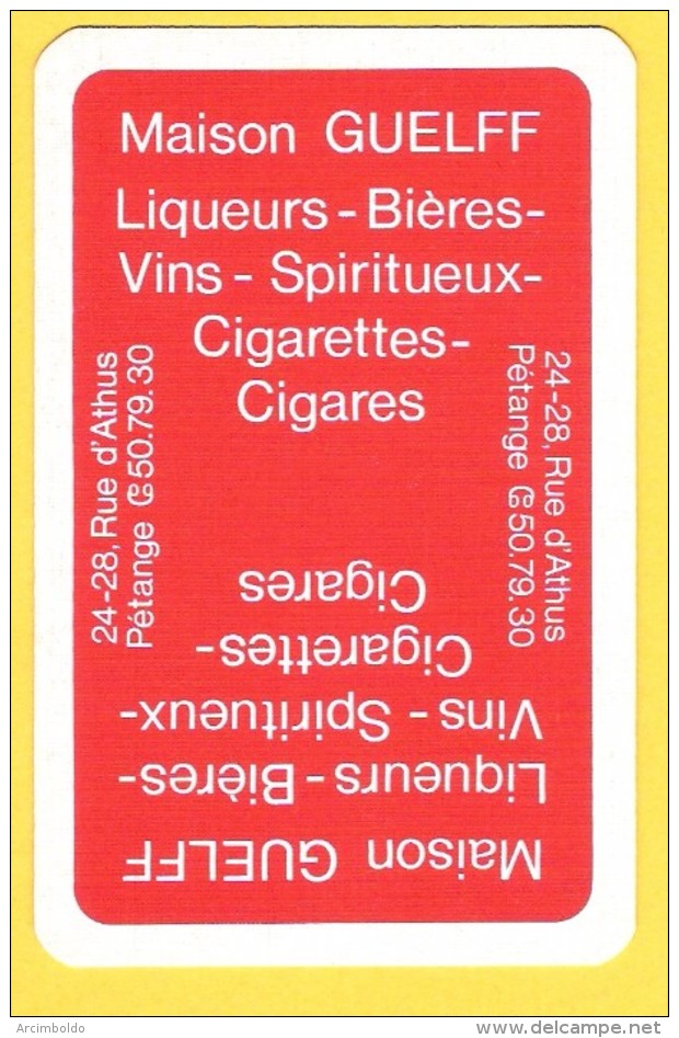 Dos De Carte : Maison Guelff Pétange Magasin Bières Cigarettes - Speelkaarten