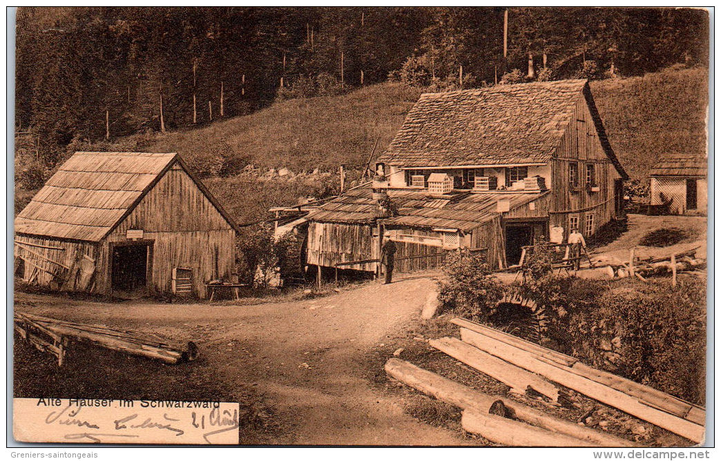 Allemagne - BADE WURTEMBERG - Alte Hauser Im Schwarzwald - Other & Unclassified