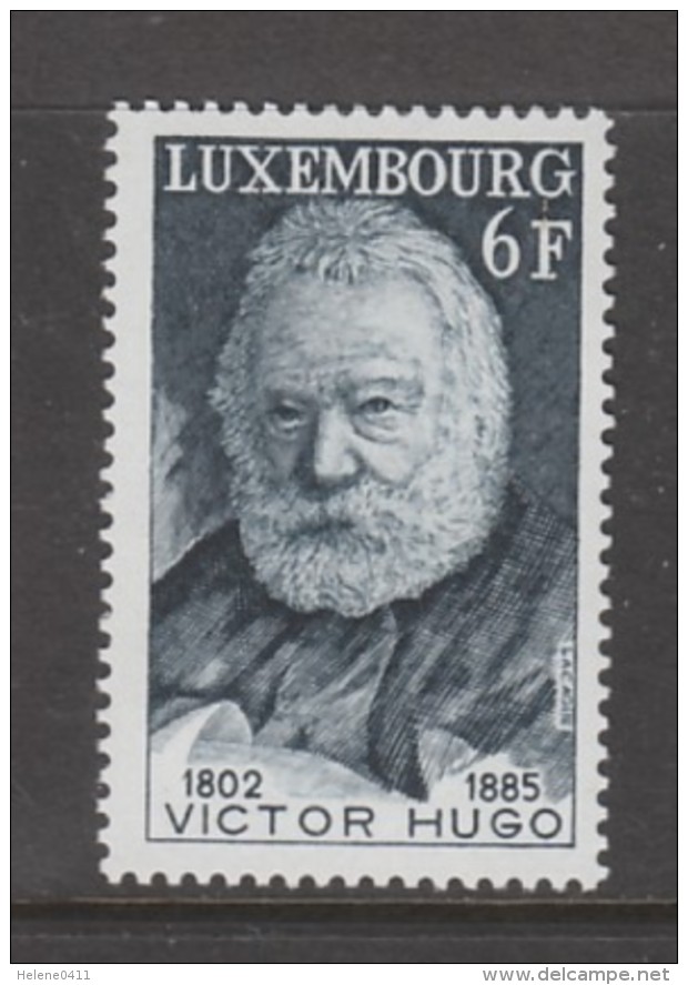 TIMBRE NEUF DU LUXEMBOURG - VICTOR HUGO N° Y&T 893 - Schriftsteller