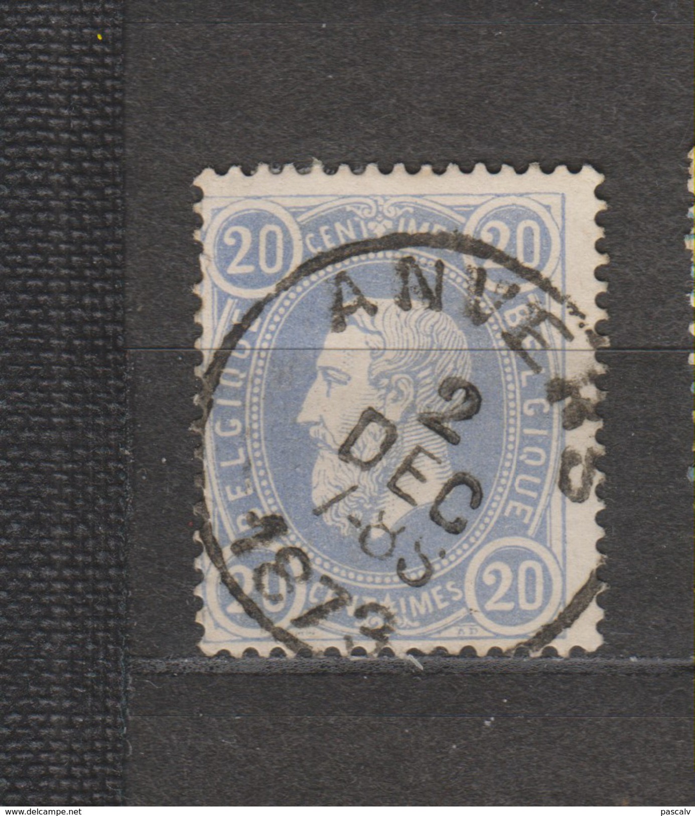 COB 31 Oblitéré ANVERS - 1869-1883 Leopold II