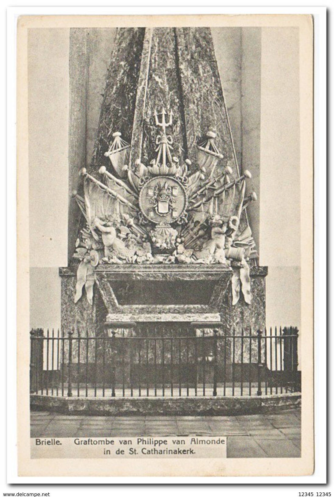 Brielle, Graftombe Van Philippe Van Almonde In De St. Catharinakerk - Brielle