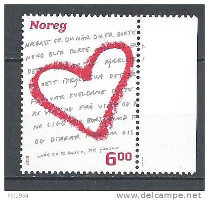 Norvège,  2005  N°1465  Neuf**, Saint Valentin - Nuevos