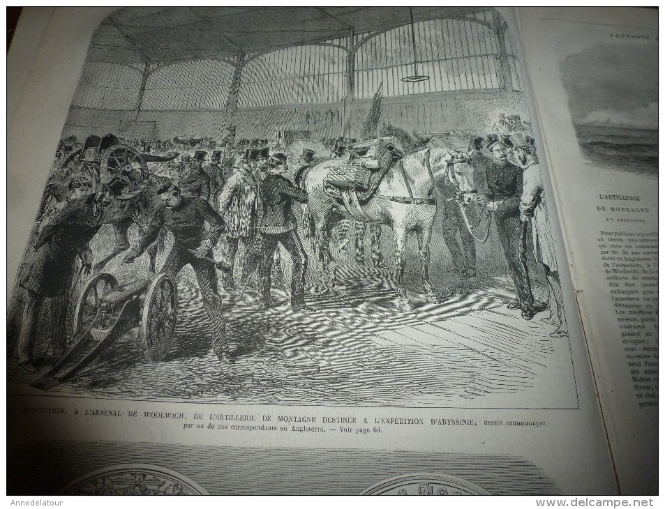 1868 UNIL: Policemen à Londres (London);Arsenal De Woolwich;ICELANDE;Castellamare(Naples);VIENNE;Cordoue;BUDE(Hongrie); - 1850 - 1899