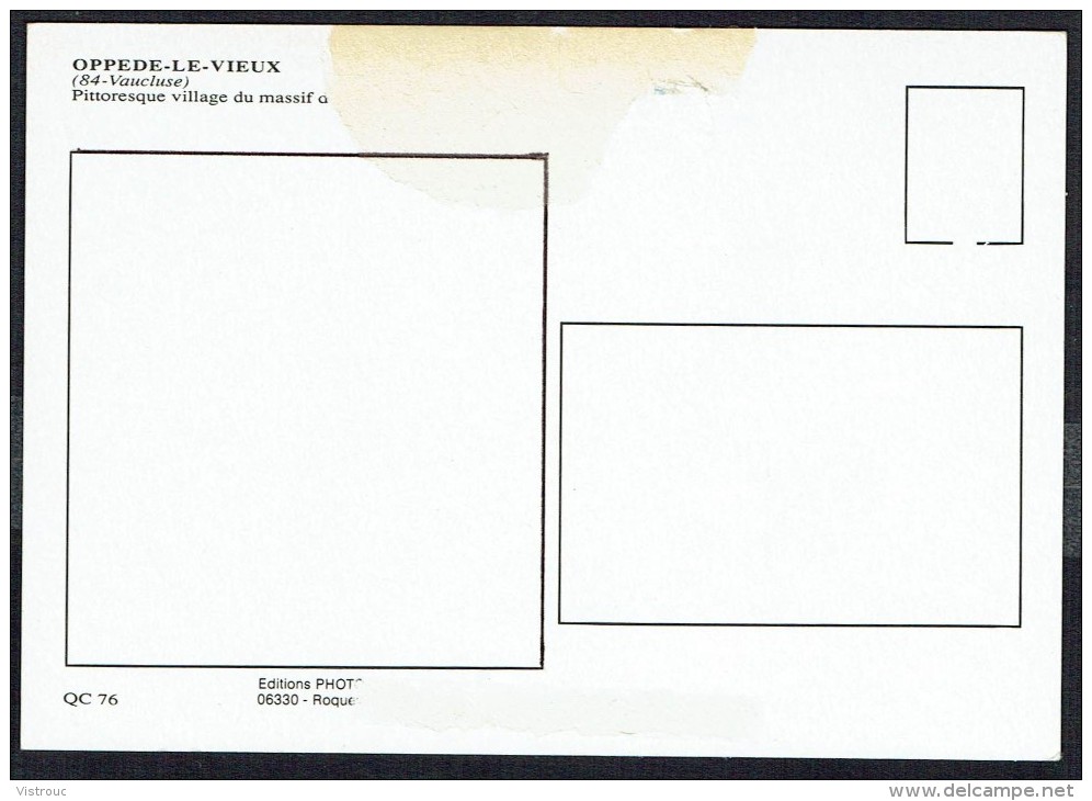 OPPEDE-LE-VIEUX - 3 Vues Diverses (2) - Non Circulé - Not Circulated - Nicht Gelaufen. - Oppede Le Vieux