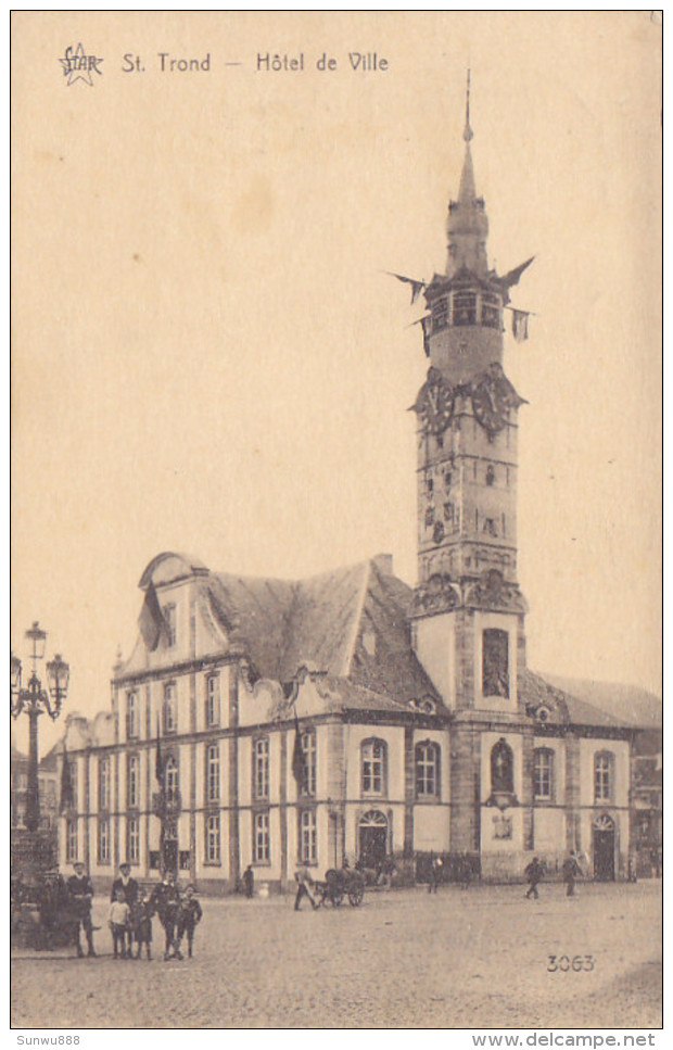 Sint Truiden Saint Trond -  Hôtel De Ville (animation, Star, 1924) - Sint-Truiden