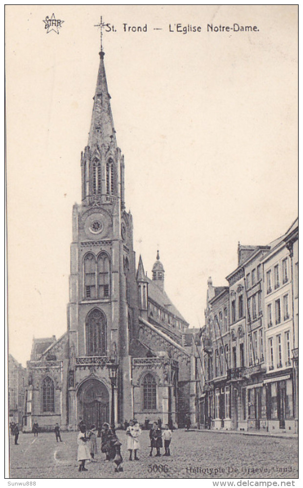 Sint Truiden Saint Trond -  L'Eglise Notre-Dame (animation, Héliotypie De Graeve, Star, 1921) - Sint-Truiden