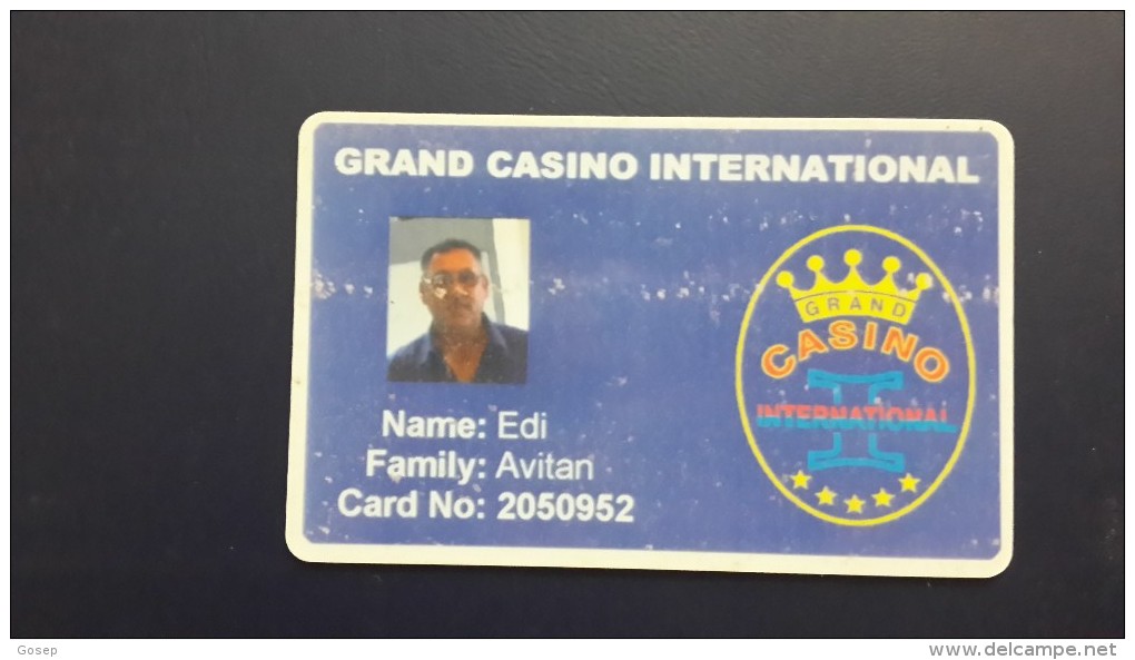 Bulgaria-grand Casino International-(edi Avitan Number-20509952)-used Card+1card Prepiad Free - Cartes De Casino