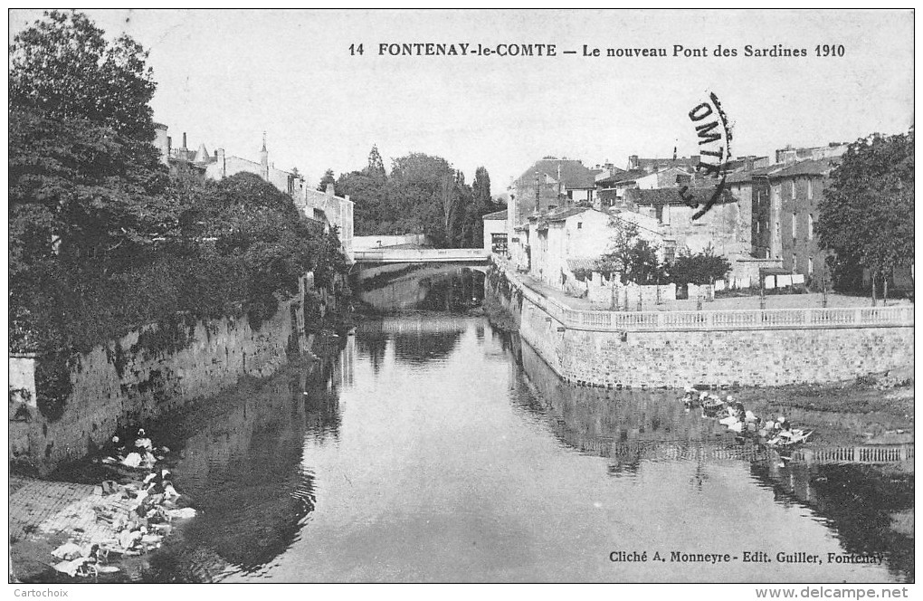 85 - Fontenay-le-Comte - Le Nouveau Pont Des Sardines - 1910 - Fontenay Le Comte