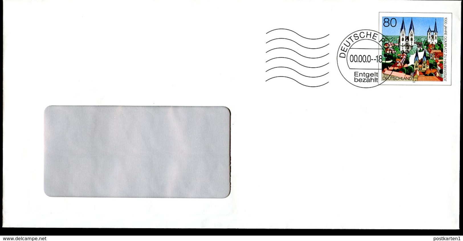 Bund USo18 Umschlag HALBERSTADT ** 2000 - Enveloppes - Neuves