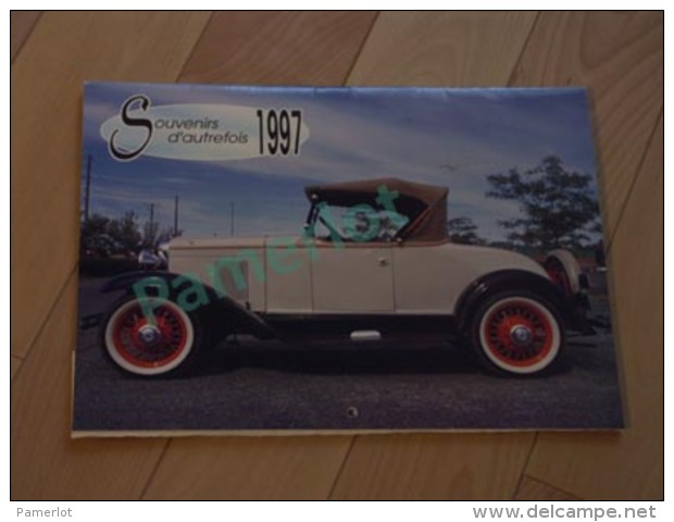 Old Car - Calendrier  Souvenir D'autre Fois 1997, Vieille Autos, Vhrysler 1962, Pontiac 62, Buick 51 Etc.. - 2 Scan - Grand Format : 1991-00