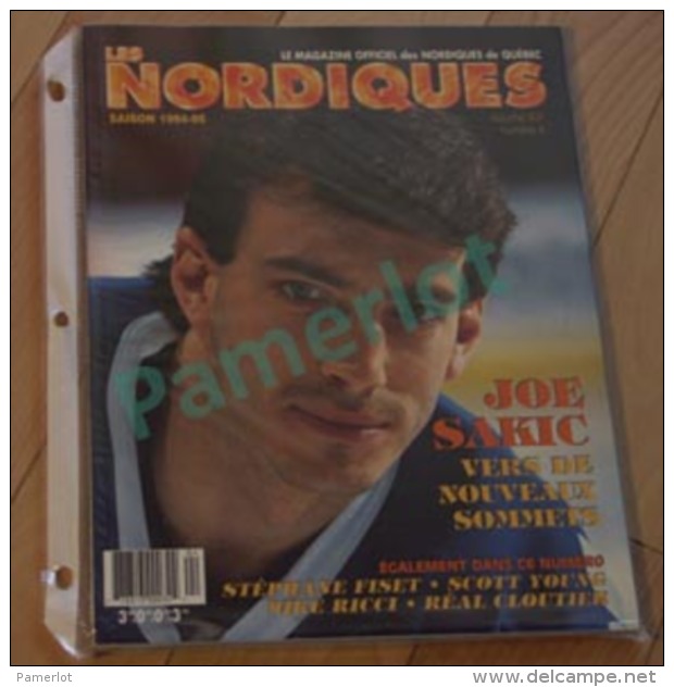 Hockey Canada - Nordiques De Quebec, Joe Sakic , Stephane Fiset, Scott Young, Mike Ricci Saison 1994-95,   - 32 Pages - Autres & Non Classés