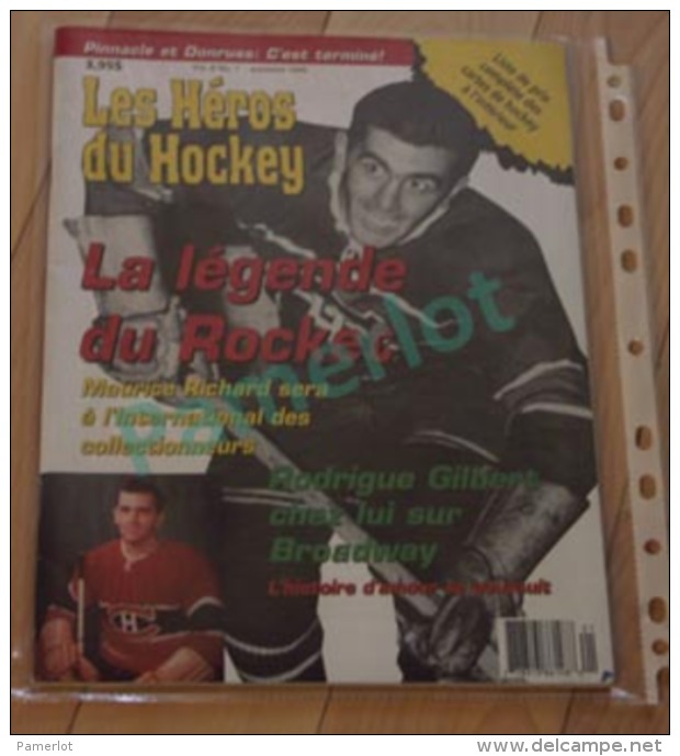 Hockey Canada -Les Héros Du Hockey La Legende Du Rocket, Liste Des Prix Complete Des Cartes De Hockey, 1998, 82 Pages - Altri & Non Classificati